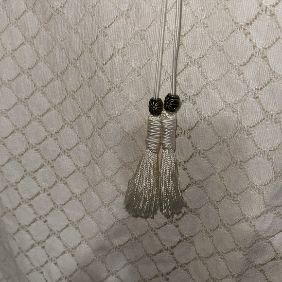 A. Byer Cream Boho Style Short Dress - Size 7 - Picture 4 of 6